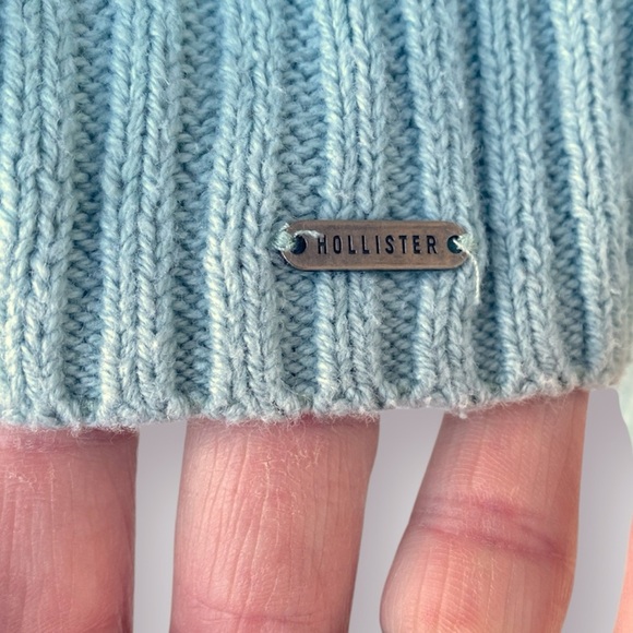 Hollister Sky Blue Cable Knit Cardigan Size S - Picture 5 of 6